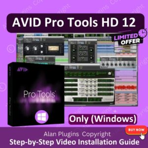 Avid Pro Tools HD 12 for Windows | Music Production Software | DAW | VST Plugins | Reverb Effects | Lifetime Activation | AAX VST3 VST VST2 AU