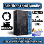 FabFilter Total Bundle Plugins 2024 for Music Production Software, Daw, Vst Plugins, Reverb, Lifetime Activation, Aax Vst3 Vst Vst2, macOS