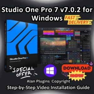 Studio One Pro 7 v7.0.2 for Windows 🌟 | Music Production Software 🎛️ | DAW 🎹 | VST Plugins 🚀 | Lifetime Activation