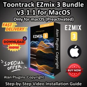 🎶 Toontrack EZmix 3 Bundle v3.1.1 for macOS 🌟 | Music Production Software 🎛️ | VST Plugins 🎹 | Lifetime Activation 🚀