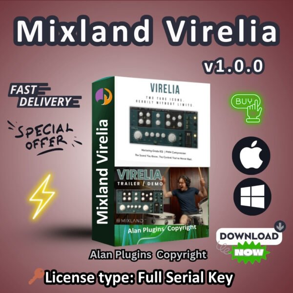 Mixland Virelia v1.0.0 for both MacOS and Windows