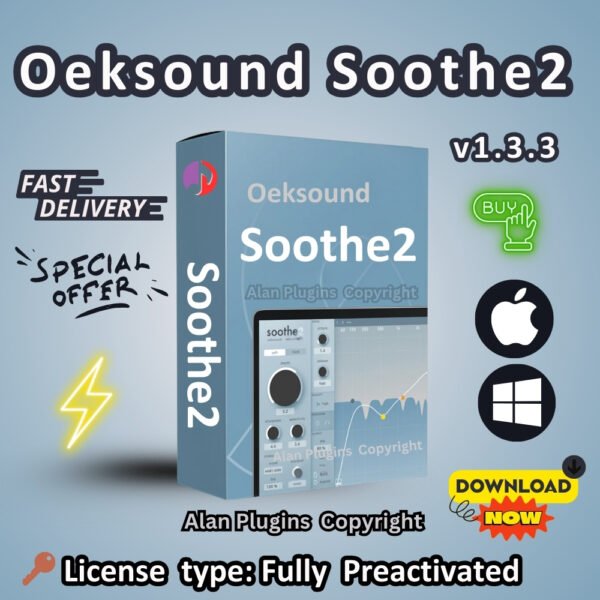 Oeksound Soothe2 for both MacOS and Windows