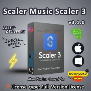 Scaler Music Scaler 3 v3.1.0 for both MacOS and Windows Full Version License