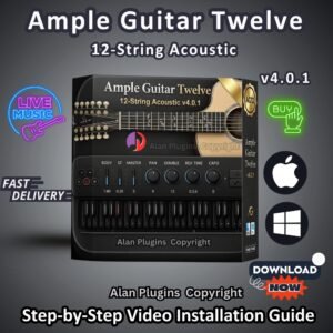 Ample Guitar Twelve v4.0.1 for macOS & Windows. Ample Sound