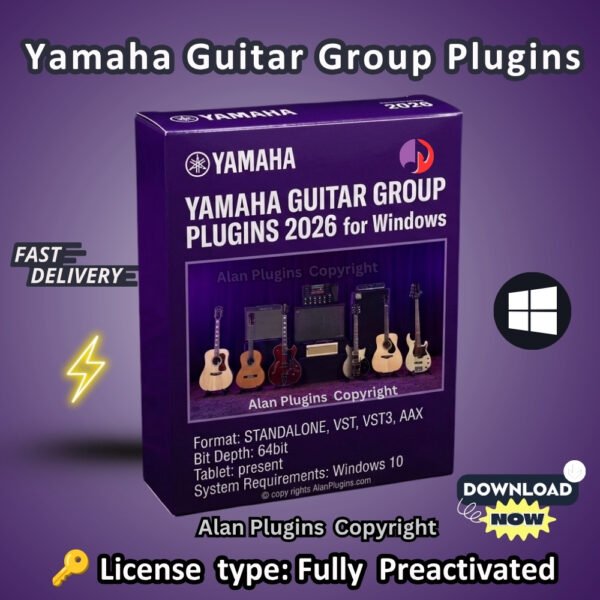 Yamaha Guitar Group Plugins 2026 for Windows Professional Guitar & Bass Effects Bundle